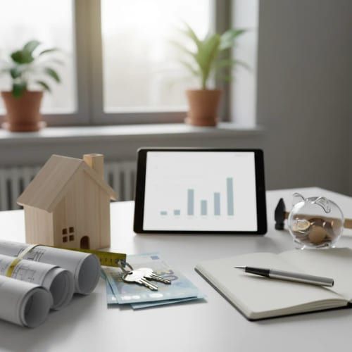 Illustration : financement travaux maison